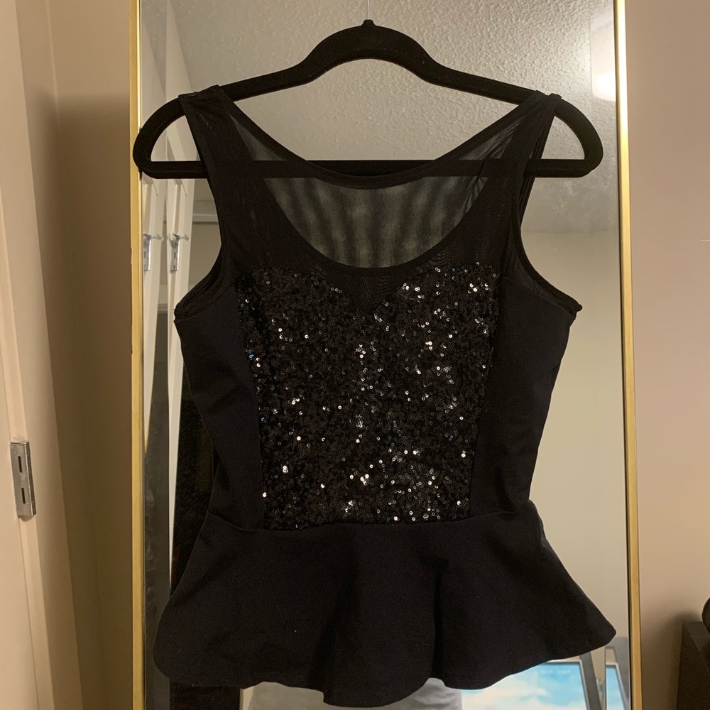 Bebe sequined top